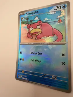 Slowpoke 018/131 Master Ball Reverse Holo Pokemon Card Near Mint Prismatic - Image 2