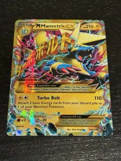M Manectric EX (120 Secret Rare) 120/119 Pokemon XY - Phantom Forces Holo NM/LP - Image 1