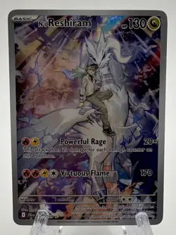 N's Reshiram Illustration Rare Holo 167/159 Journey Together Pokemon - Image 1