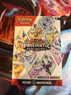 Pokemon TCG Scarlet & Violet Prismatic Evolutions Booster Bundle SEALED - Image 1