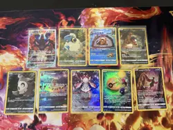 Pokemon Sword & Shield Crown Zenith Art Gallery Bundle - Lucario - bidoof NM - Image 1