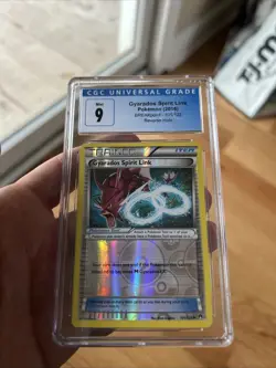 Pokemon Gyarados Spirit Link XY Breakpoint Reverse Holo #101 CGC 9 MINT - Image 1