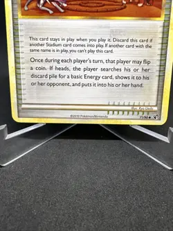 Burned Tower Stadium Trainer Pokemon HeartGold & SoulSilver Undaunted #71 2010 - Image 4