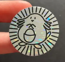 Chansey Pokemon Coin Wizards 1999 Silver Original WOTC Of The Coast RARE - Image 3
