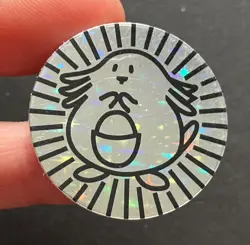 Chansey Pokemon Coin Wizards 1999 Silver Original WOTC Of The Coast RARE - Image 4