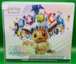 Pokemon TCG Prismatic Evolutions ETB Elite Trainer Box Sealed - Image 1
