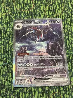 Hydreigon ex 169/086 Special Illustration Rare White Flare Pokemon Holo NM - Image 2