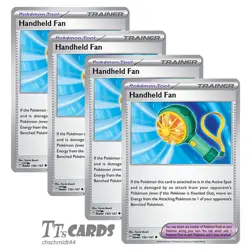 Handheld Fan 150/167 x4 Playset 4x Pokemon SV Twilight Masquerade TWM - Image 1