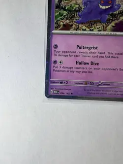 Pokemon Gengar 094/165 Holo Rare 130 HP Stage 2 SV: Scarlet & Violet 151 - Image 2