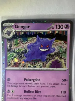 Pokemon Gengar 094/165 Holo Rare 130 HP Stage 2 SV: Scarlet & Violet 151 - Image 3