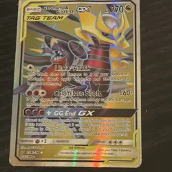 Pokemon TCG Garchomp & Giratina GX Ultra Rare Full Art Holo 228/236 - Image 1