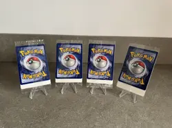 SET THREE - 1999 Pokemon First Movie Set x4 Vintage Sealed WB Black Star Promo - Image 2