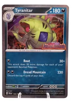 Pokemon Stamped Promos Prismatic Evolutions Lucario Tyranitar ex Premium - Image 5