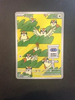 Pidgey - 207/197 Pokemon SV03: Obsidian Flames Holo Illustration Rare - Image 1