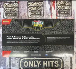 Pokemon Paldean Fates Great Tusk ex & Iron Treads ex Collection Box Sealed - Image 2