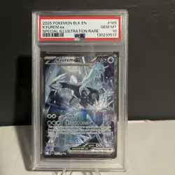 🔥PSA 10 KYUREM EX 165/086 SPECIAL ILLUSTRATION RARE BLACK BOLT POKEMON 🔥 - Image 1