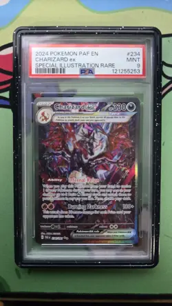 Charizard ex 2024 Pokemon Paldean Fates #234/091 PSA 9 - Image 1