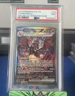 2024 Pokemon Paldean Fates Charizard EX 234/091 Special Illustration PSA 9 MINT - Image 1