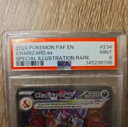 PSA 9 MINT Charizard ex 234/091 SV: Paldean Fates Holo Pokemon 2024 - Image 3