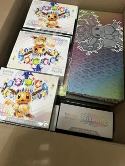 Pokemon Prismatic Evolutions Super Premium & ETB- OPENED - NO PACKS - 10 Total - Image 1