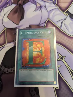 Yugioh E-Emergency Call RYMP-EN024 Secret Rare 1st Edition - Image 1