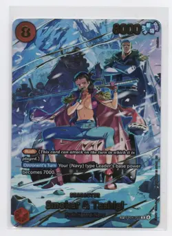 Smoker And Tashigi EB04-003 Alt Art SP One Piece TCG OP15 English - Image 1
