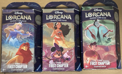 DISNEY LORCANA FIRST CHAPTER STARTER DECK Lot of 3 (1 of Each) SEALED - Image 1