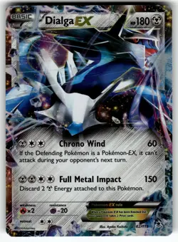 Dialga EX 62/119 XY - Phantom Forces NM- Pokemon Card TCG - Image 1