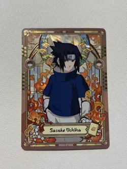 Sasuke Uchiha NRSA01-SP-002L5 Naruto Kayou Heavens Scroll English Card NM - Image 1