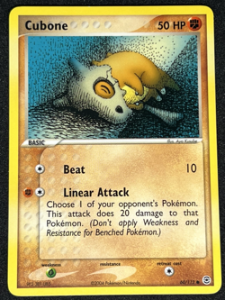 Cubone 60/112 EX FireRed & LeafGreen Non-Holo Common Pokemon Card LP - Image 1