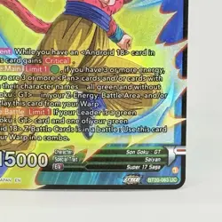Dragon Ball Super Card BT20-063 SS4 Son Goku to Hell and Back Holo NM - Image 4