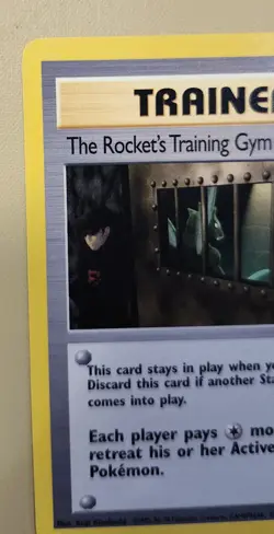2000 Pokemon Gym Heroes Trainer Stadium Card Rocket's Training Gym GHtscRTG1 - Image 2