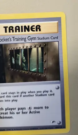 2000 Pokemon Gym Heroes Trainer Stadium Card Rocket's Training Gym GHtscRTG1 - Image 5