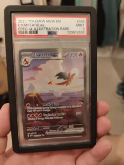 PSA 9 Charizard EX 199/165 Special Illustration Rare Pokemon Card 151 English - Image 1