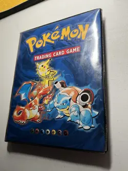 Vintage WOTC Ultra Binder With Vintage Topps Pokemon Cards - Image 1