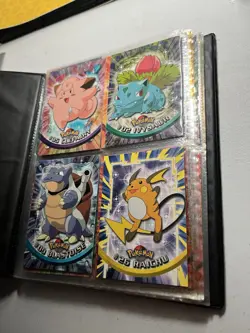 Vintage WOTC Ultra Binder With Vintage Topps Pokemon Cards - Image 2