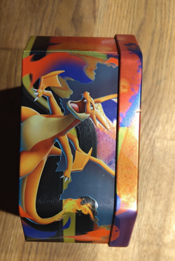 Charizard card collecting tin Pokemon and free ex card [only] - Image 3