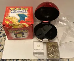 Pokemon 23K Gold Plated Charizard Burger King Trading Card 1999 - Opened - Image 1