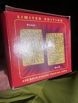 1999 Nintendo Pokemon 24K Gold Plated Jigglypuff Card W/ COA Pokeball Case - Image 3