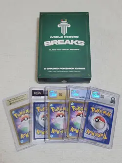 World Record Breaks, Repacks, 5 Graded Pokemon Cards, PSA, BGS, CGC 1 Of 1 Slab - Image 2