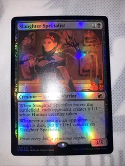 Magic The Gathering Slaughter Specialist Foil Promo - Image 1