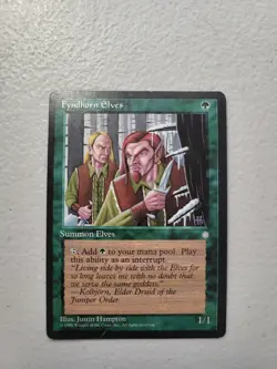 1x MTG Fyndhorn Elves – Ice Age – Common (Regular) LP Free Shipping - Image 1