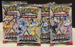 POKEMON PRISMATIC EVOLUTIONS Booster Pack - 1 PACK 10 CARDS Random Artwork NEW - Image 1