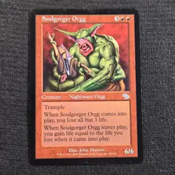 Magic: The Gathering Judgment Soulgorger Orgg Uncommon 99 Near Mint - Image 1