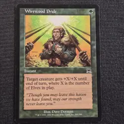 Magic: The Gathering Onslaught Wirewood Pride Common 303 Lightly Played - Image 1