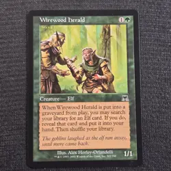 Magic: The Gathering Onslaught Wirewood Herald Common 302 Lightly Played - Image 1