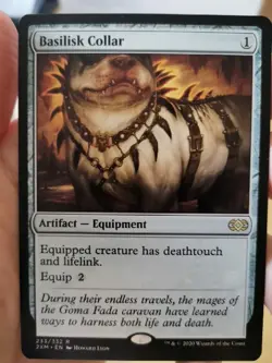 Basilisk Collar - NM - Double Masters - MtG - English - Image 1