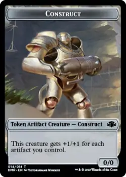 Construct Token Light Play, English Magic the Gathering MTG Dominaria Remastered - Image 1