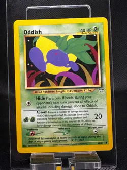 Oddish 68/111 Pokemon TCG Neo Genesis Unlimited - LP - Image 1