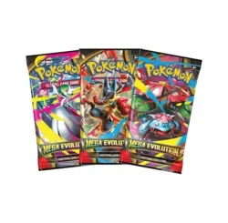 Pokemon TCG Mega Evolution 3 Pack Blister - Randomly Selected - PRESALE - Image 2
